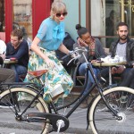 Taylor Swift on the set of her last video clip
