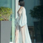 Rihanna Goes Braless In A Sheer Robe And Thong While Wielding A Gun On The Set Of Her New Music Video In Miami