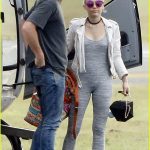 Liam Hemsowrth And Miley Cyrus Arrive Into Brisbane