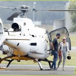 Liam Hemsowrth And Miley Cyrus Arrive Into Brisbane