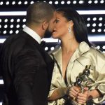 drake rihanna vma kiss