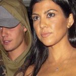 Kourtney Kardashian and Justin Bieber leave The Nice Guy together **USA ONLY**