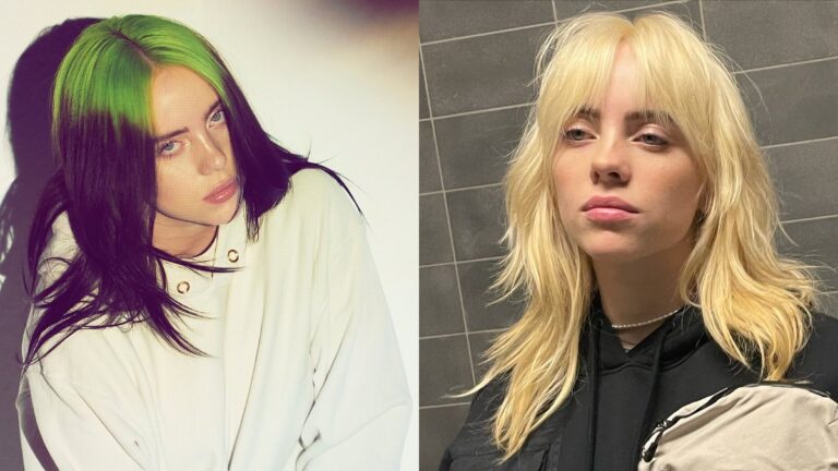 Billie Eilish saçlarını boyadı