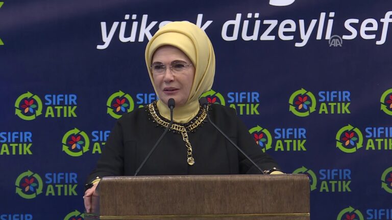 Emine Erdoğan ‘Sıfır Atık Projesi’ni değerlendirdi