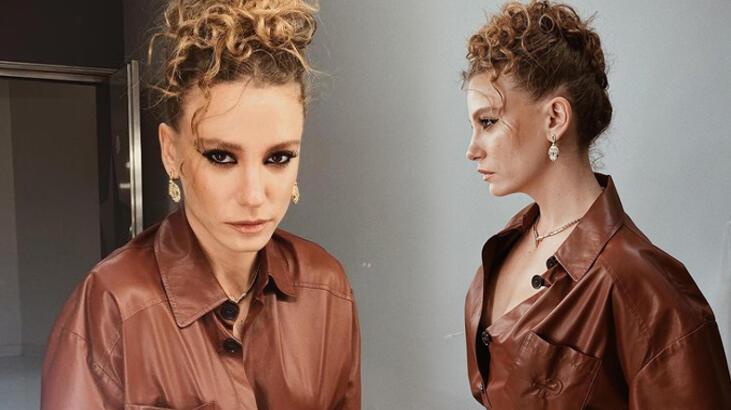 Serenay Sarıkaya’dan kulis pozları