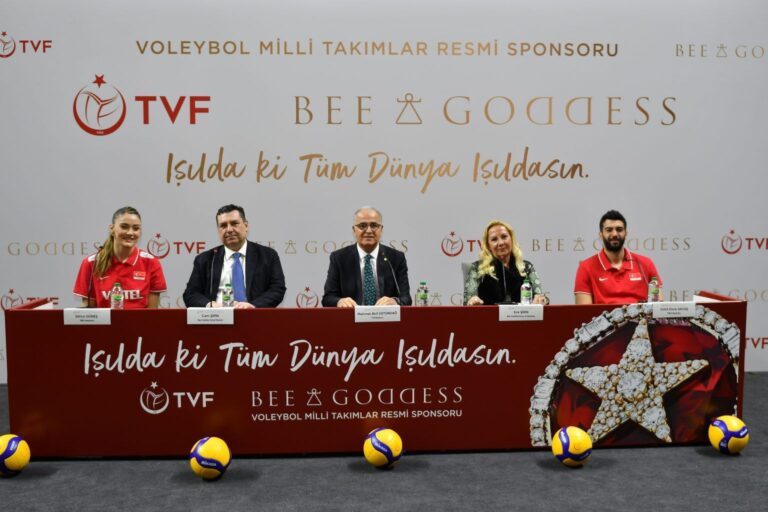 Voleybolda milli takımların yeni sponsoru Bee Goddess oldu