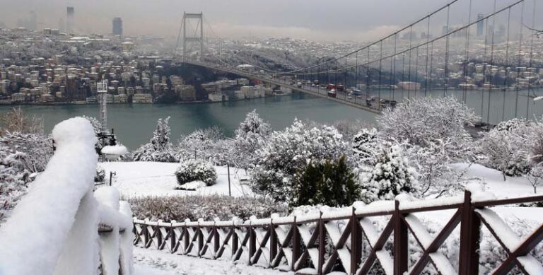 Hava buz kesti İstanbul’da kar kapıya dayandı