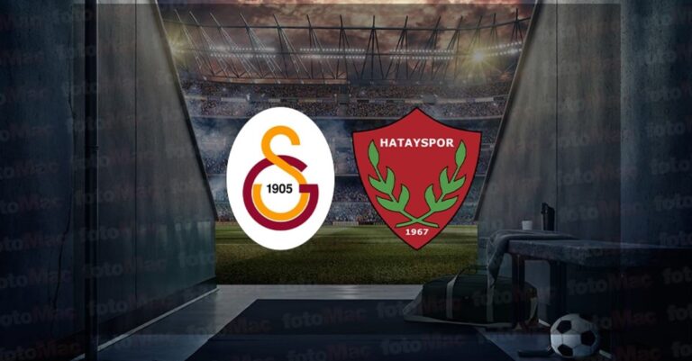 Galatasaray Hatayspor maçı saat kaçta hangi kanalda?