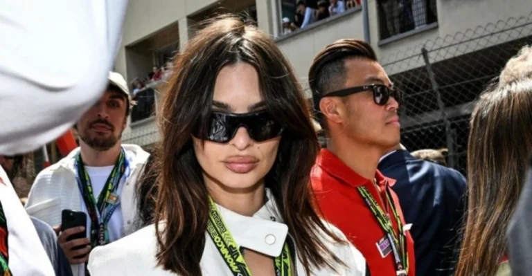 F1 Grand Prix’te Emily Ratajkowski de yer aldı