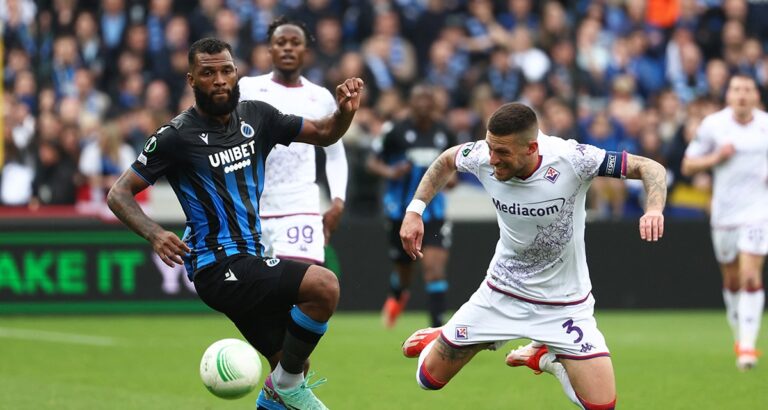 Fiorentina, UEFA Konferans Ligi finalinde. Club Brugge’ü eledi