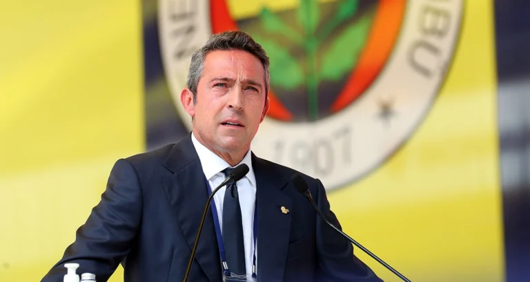 Fenerbahçe Başkanı Ali Koç. 1 transferimiz kaldı