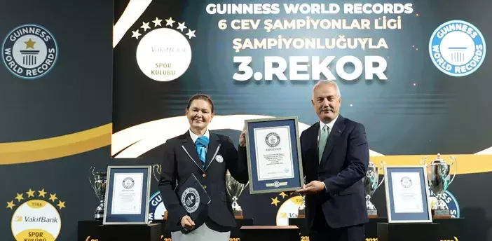 VakıfBank üçüncü kez Guinness Rekorlar Kitabı’nda