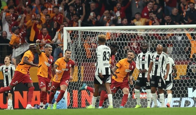 Beşiktaş derbisinde kazanan lider Galatasaray oldu