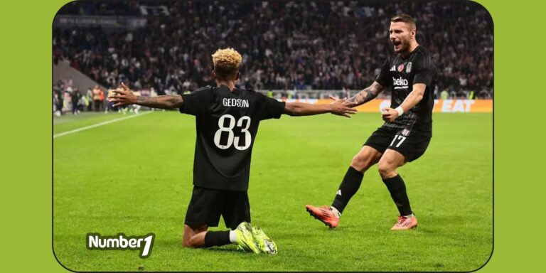 Beşiktaş Lyon’u deplasmanda tek golle devirdi