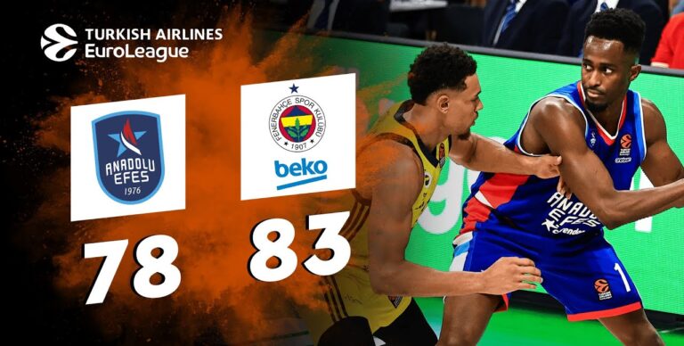 Anadolu Efes 78-83 Fenerbahçe Beko