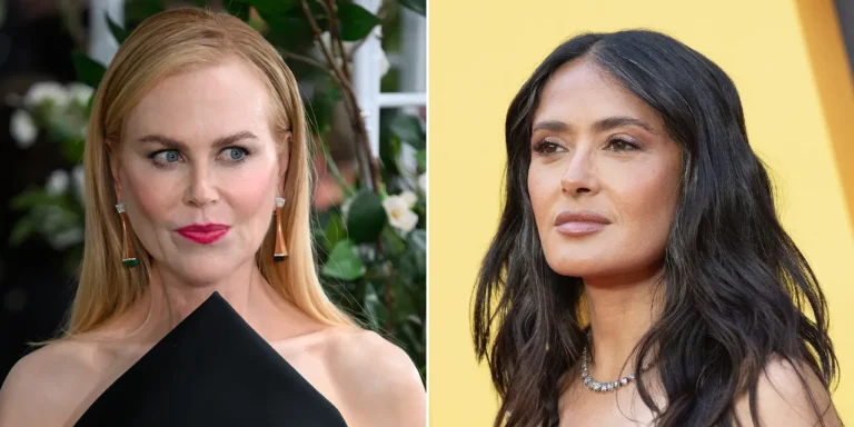 Nicole Kidman ve Salma Hayek arasında gergin anlar