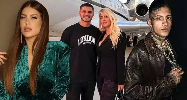 Icardi öpüşme görüntüsü sonrası Wanda Nara’dan DNA testi istiyor