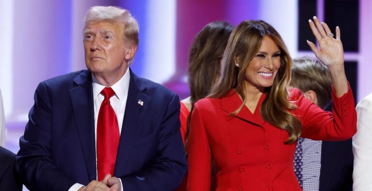 Seçim gecesinde tüm gözler Melania Trump’ın üzerindeydi