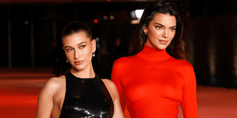 Hailey Bieber ve Kendall Jenner kostümleriyle dikkat çekti