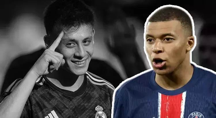 Arda Güler’den Mbappe’yi donduran el hareketi