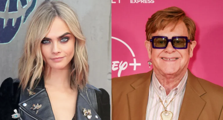 Cara Delevingne, müzik klibinde Elton John’u canlandırdı