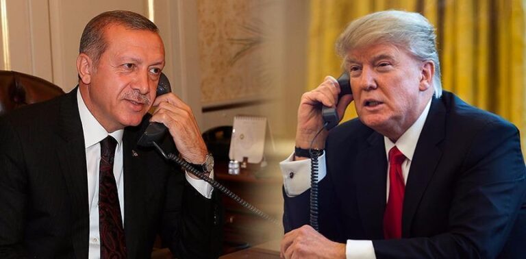 Cumhurbaşkanı Erdoğan ABD Başkanı Trump ile görüştü