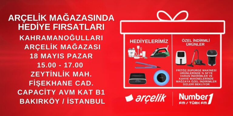 Number1 – Arçelik iş birliğiyle sürprizler devam ediyor