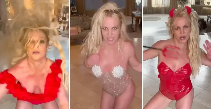 Britney Spears’ın dans videosunda göğsü açıldı, hayranları gözlerini alamadı