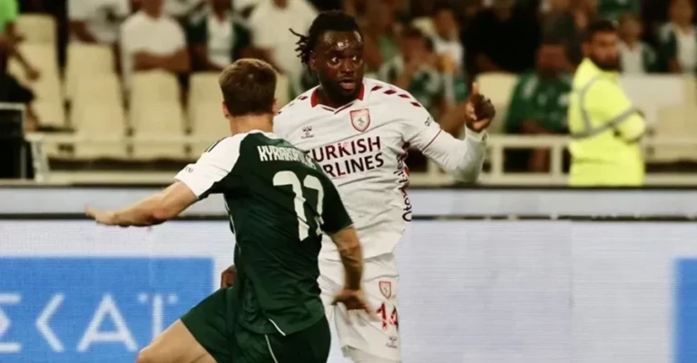 Samsunspor, Avrupa’daki ilk maçtan mağlup döndü