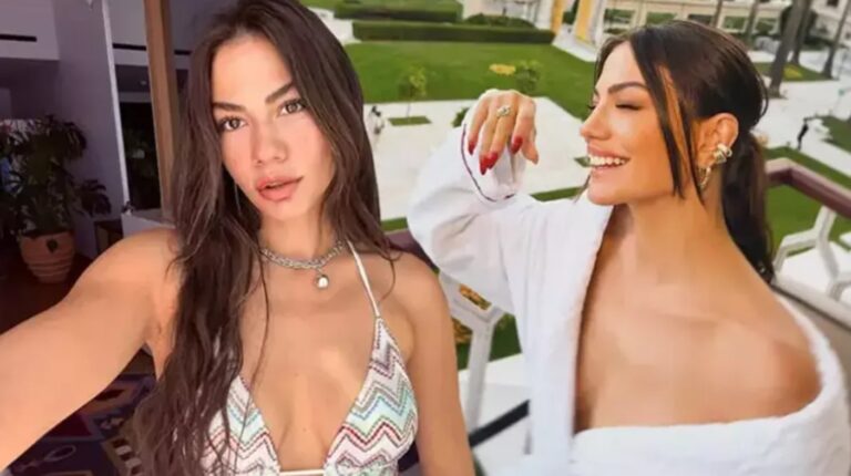 Cannes’a damga vurdu! Demet Özdemir’in pozlarına